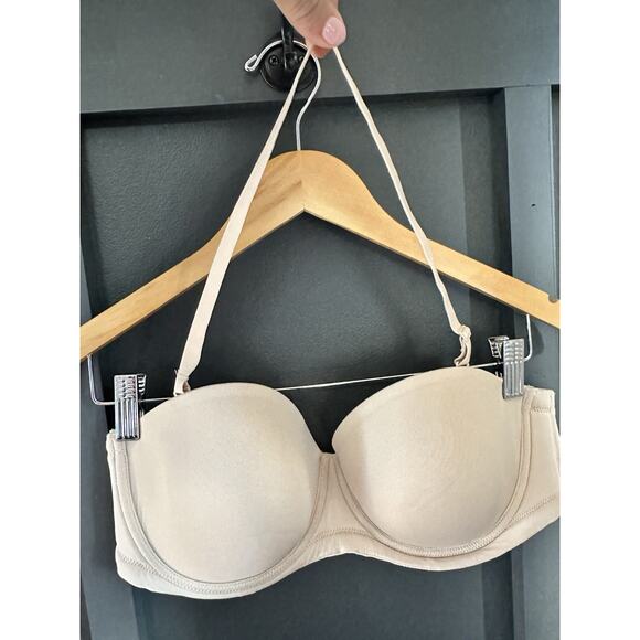 Wacoal Red Carpet Full Figure Underwire Strapless Bra - 40C, 854119, Nude - Picture 2 of 5